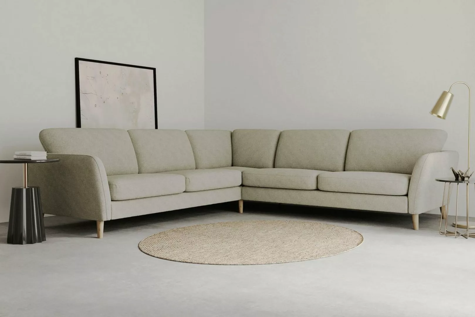 Home affaire Ecksofa MARSEILLE 278/278 cm, L-Form, gleichschenklig, aus Eic günstig online kaufen