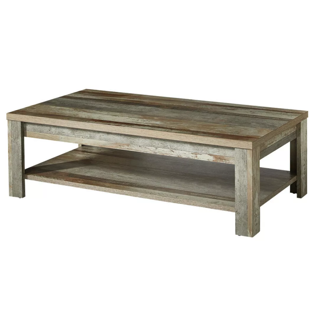 Couchtisch Vintage Driftwood Braun BRANSON-36, B/H/T ca. 130/40/65 cm günstig online kaufen