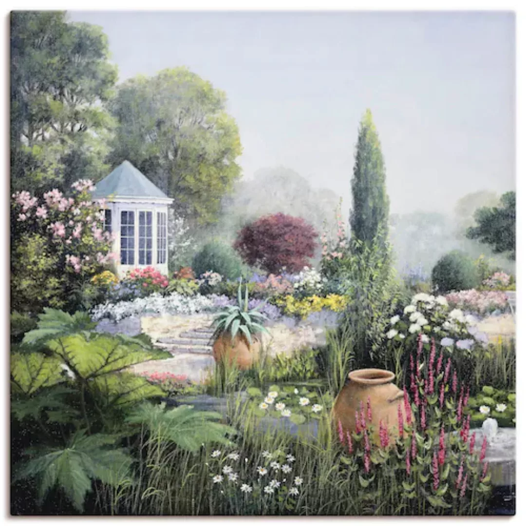Artland Leinwandbild "Paradies I", Garten, (1 St.), auf Keilrahmen gespannt günstig online kaufen