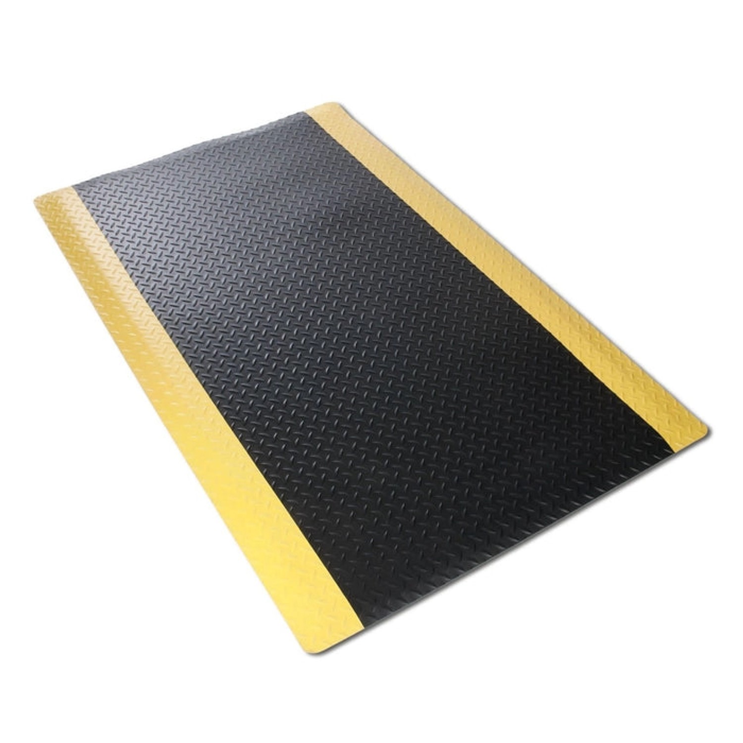 KARAT Anti-Ermüdungsmatte Dyna-Protect Diamond 60 x 90 cm Schwarz-Gelb günstig online kaufen