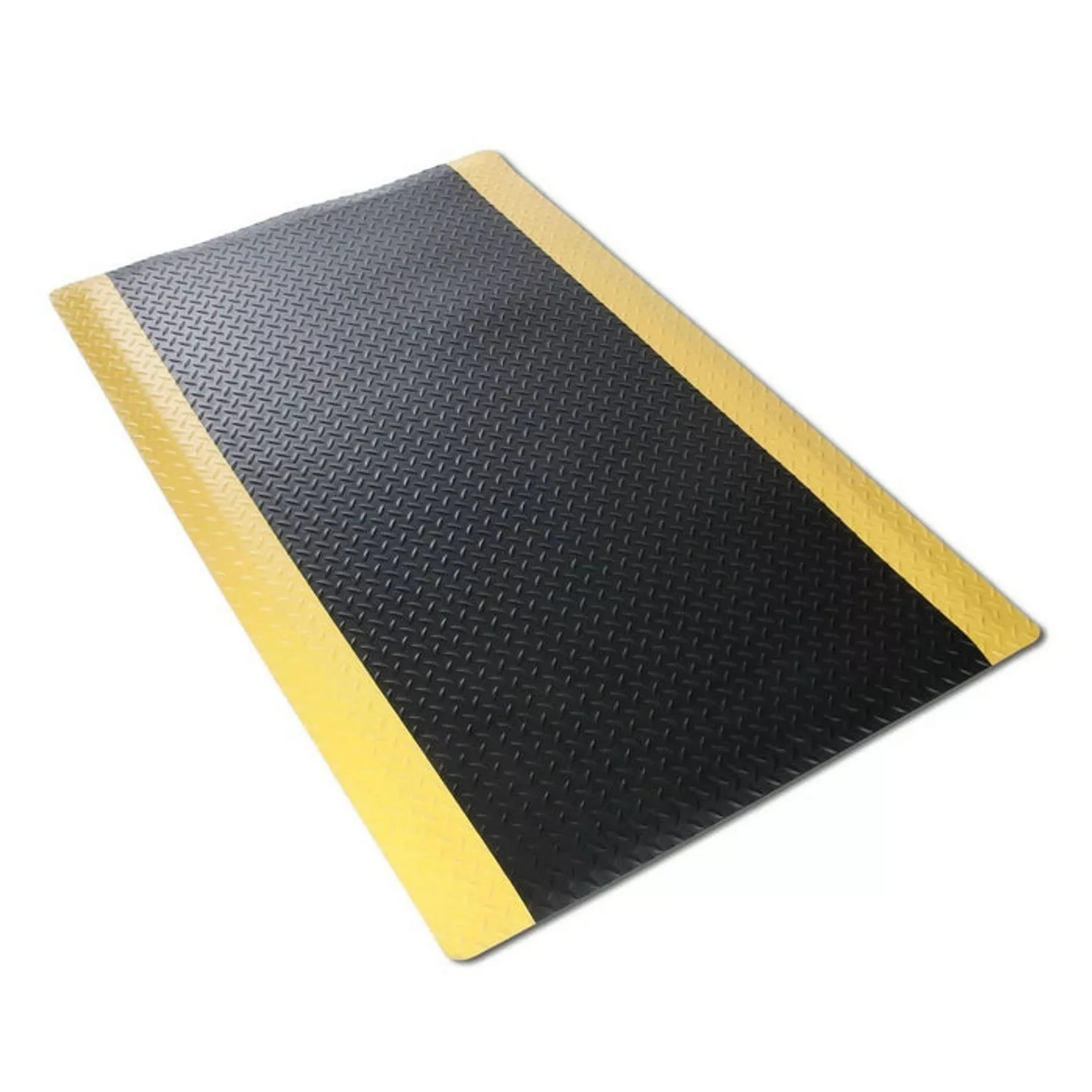 KARAT Anti-Ermüdungsmatte Dyna-Protect Diamond 120 x 800 cm Schwarz-Gelb günstig online kaufen