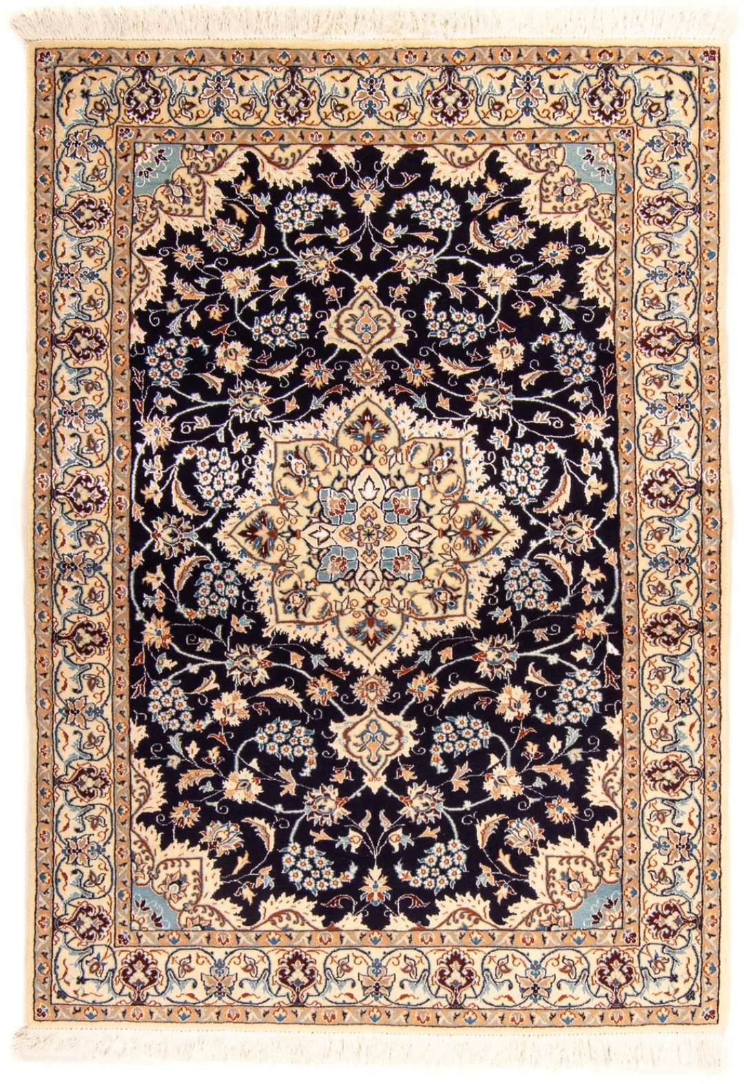 morgenland Orientteppich »Perser - Nain - Premium - 142 x 97 cm - dunkelbla günstig online kaufen