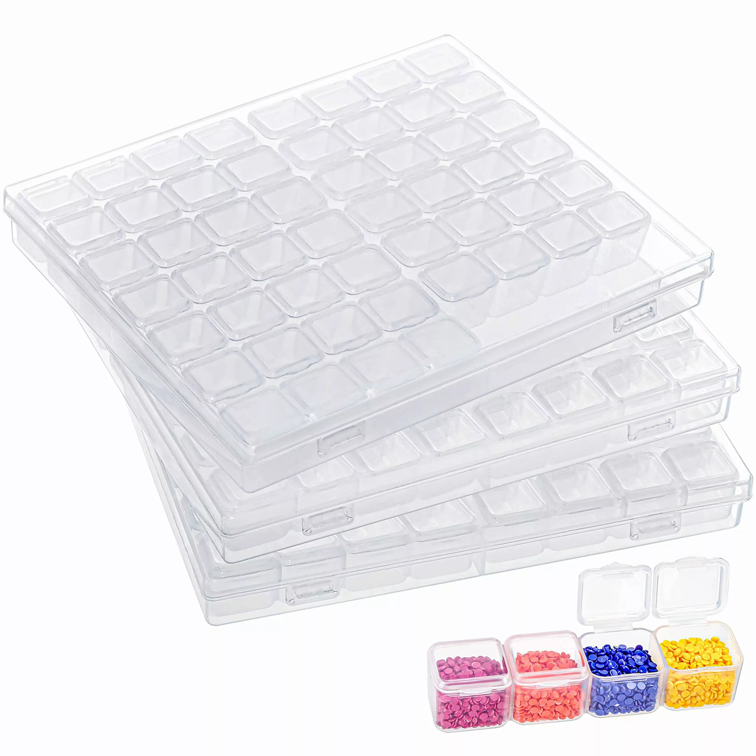 Kurtzy Aufbewahrungsbox 3er Pack Aufbewahrungsboxen für günstig online kaufen