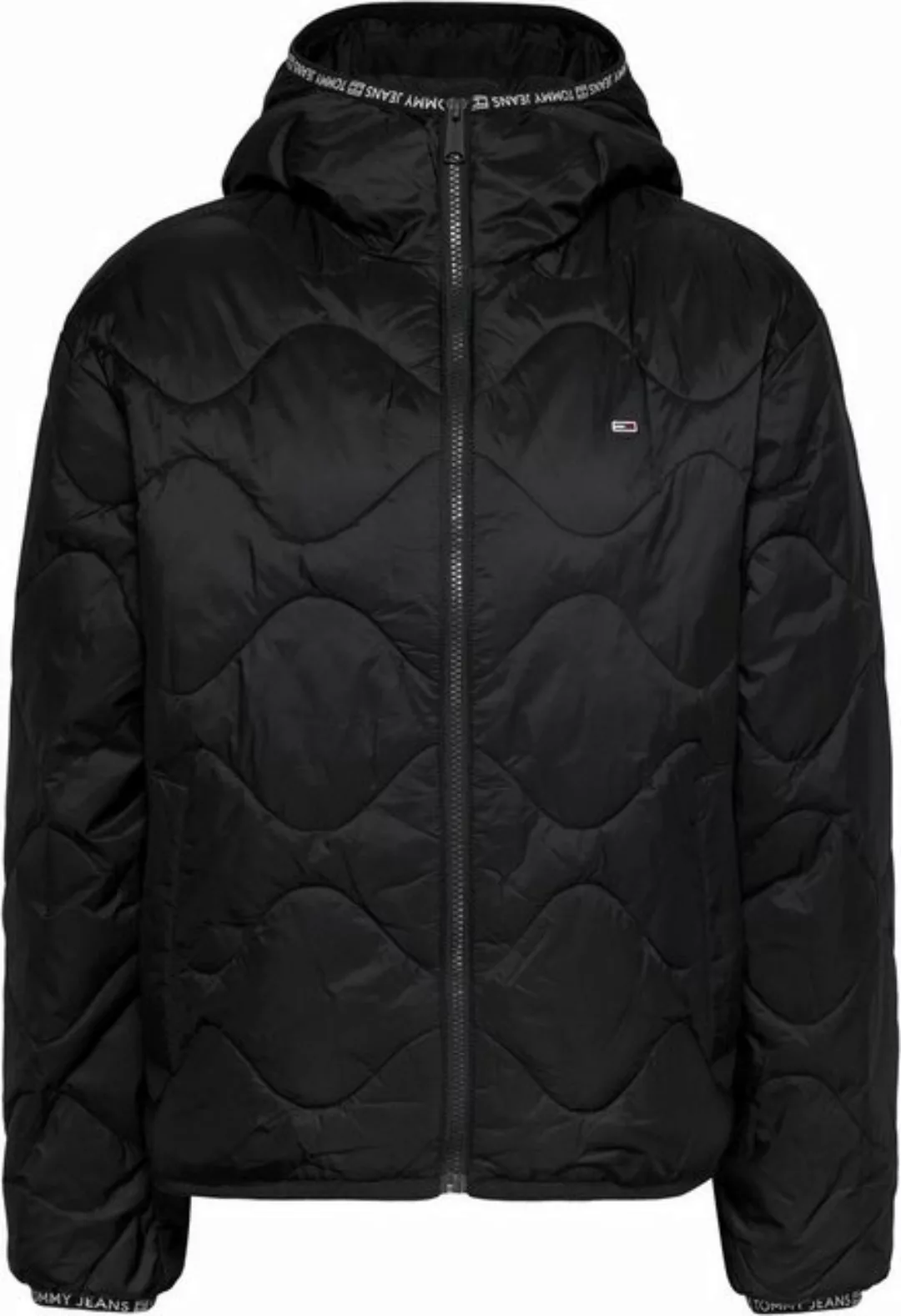 Tommy Jeans Curve Steppjacke TJW QUILTED TAPE HOOD PUFFER EXT mit Logostick günstig online kaufen