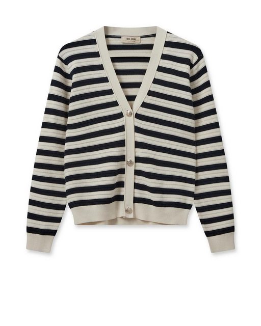 Mos Mosh Strickjacke MMKisana Stripe Knit Cardigan günstig online kaufen