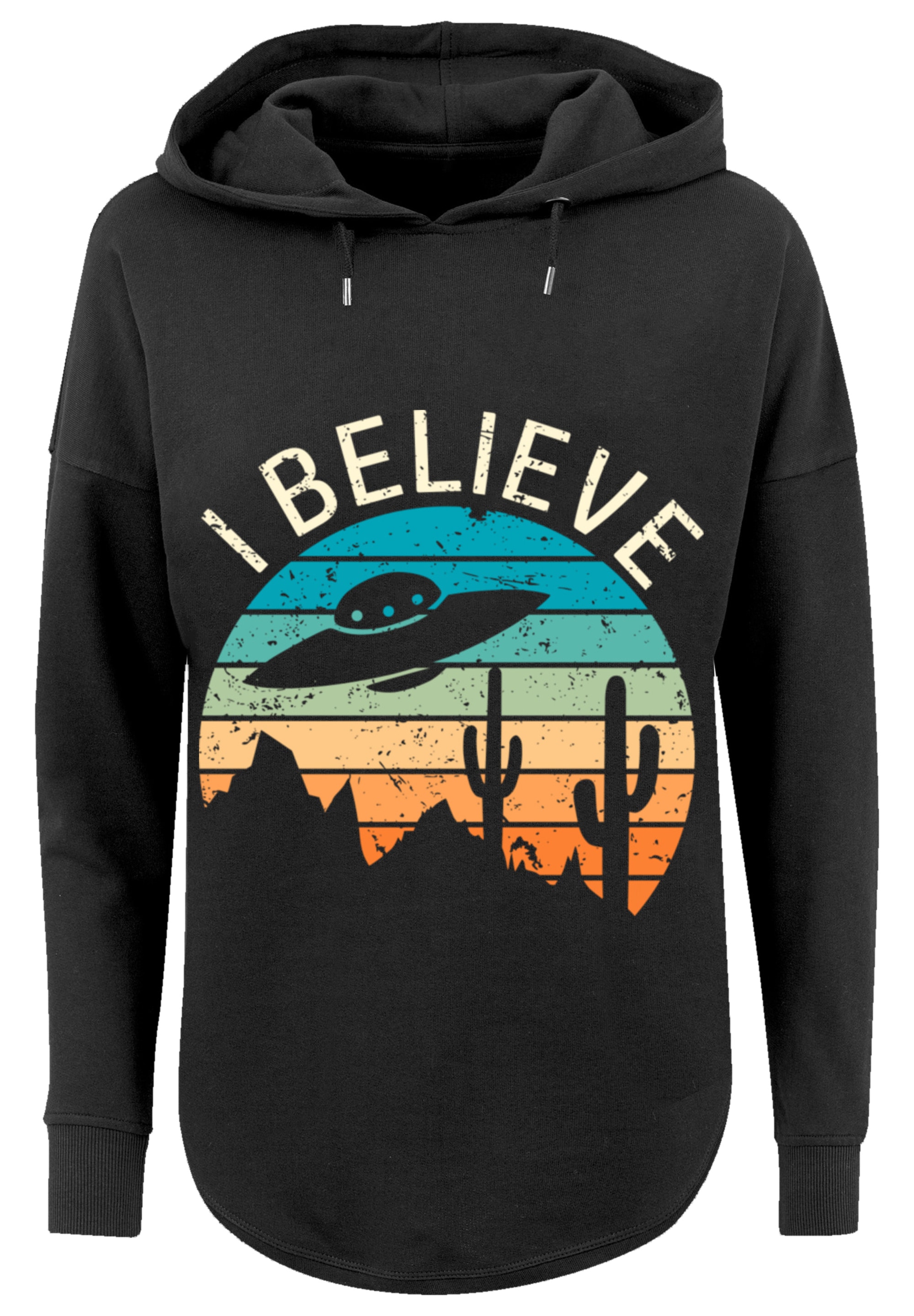 F4NT4STIC Kapuzenpullover "I Believe UFO Alien Sonnenuntergang", Premium Qu günstig online kaufen