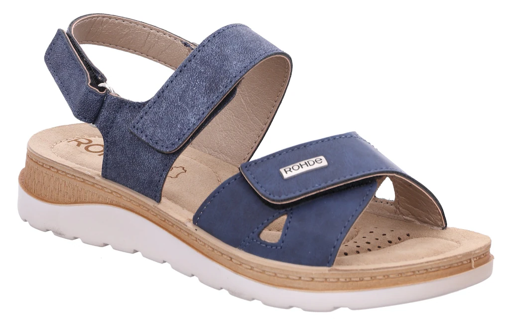 Rohde Riemchensandale "BAVIERA", Sommerschuh, Klettschuh, Keilabsatz, Sanda günstig online kaufen
