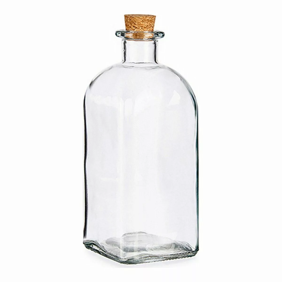 Glas-flasche Vivalto Durchsichtig Kork Glas (1000 Ml) günstig online kaufen