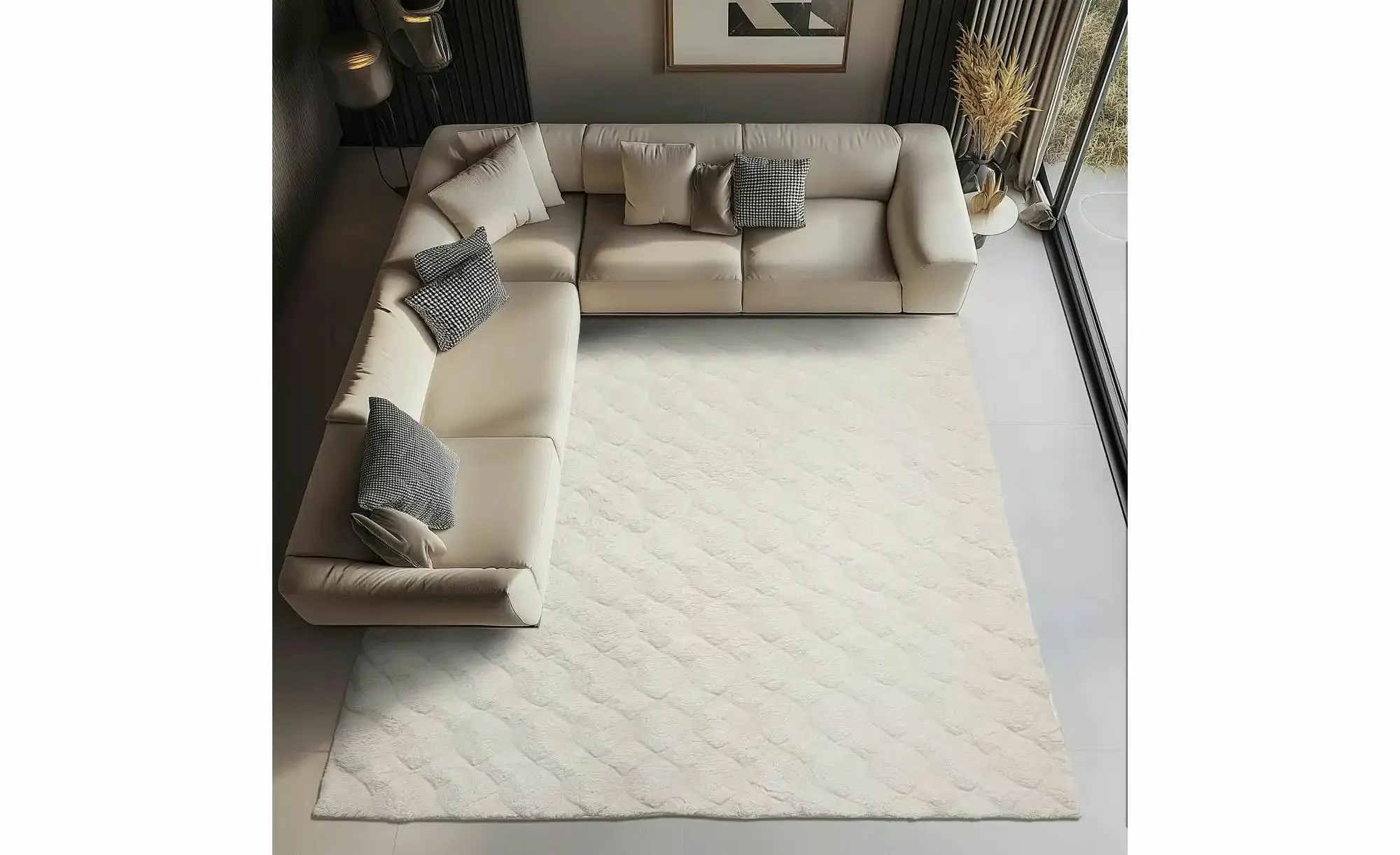 Teppich   ¦ creme ¦ Synthetische Fasern ¦ Maße (cm): B: 160 H: 3 Teppiche > günstig online kaufen