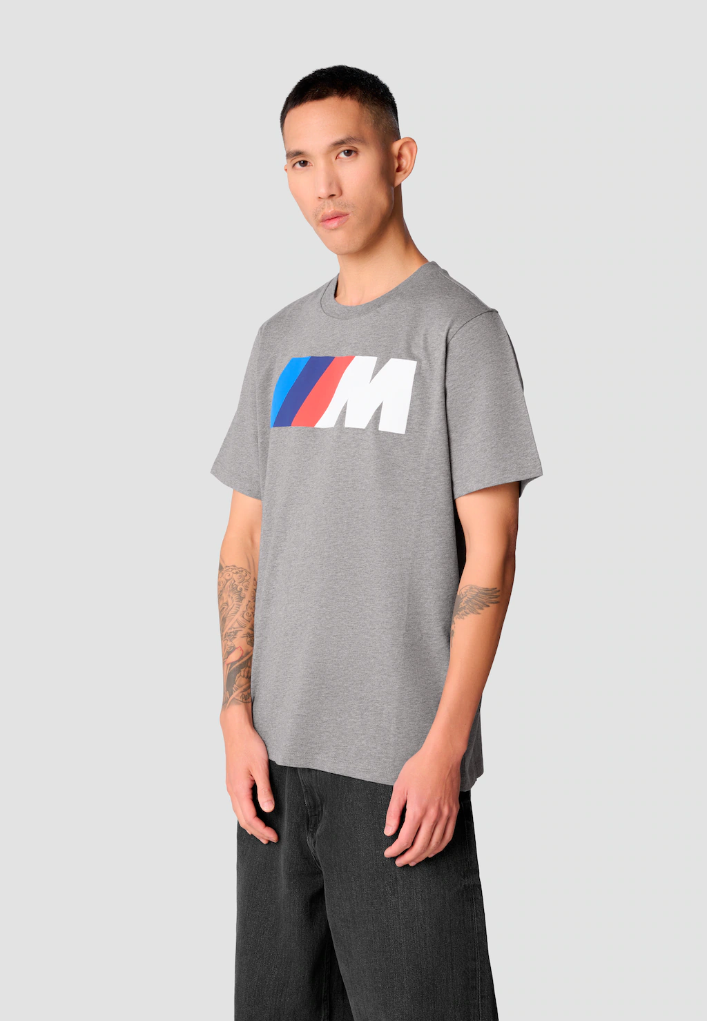 BMW T-Shirt, mit BMW M Logo Puff-Druck auf der Brust günstig online kaufen