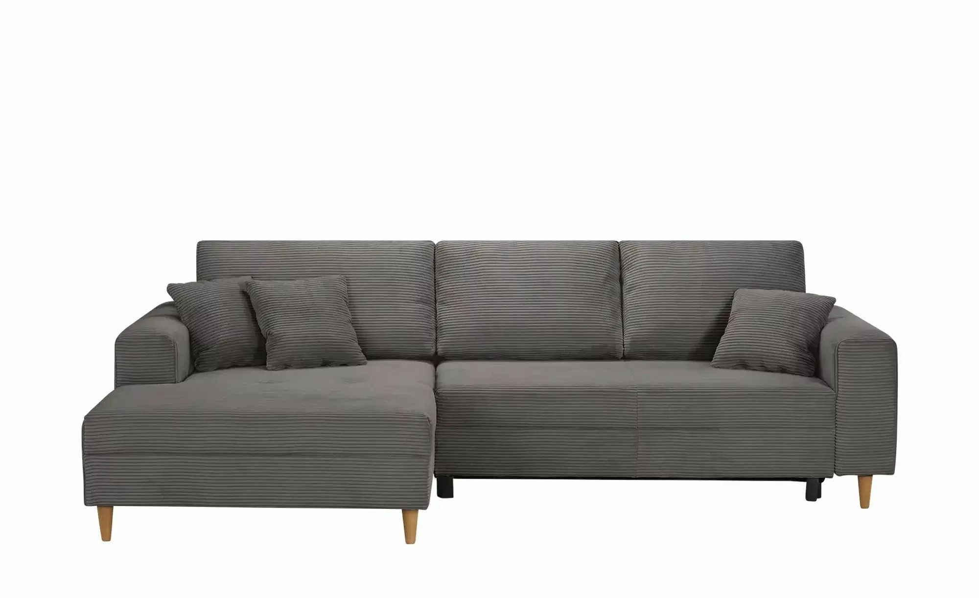 Ecksofa mit Schlaffunktion  Benedita ¦ braun ¦ Maße (cm): B: 275 H: 91 T: 1 günstig online kaufen