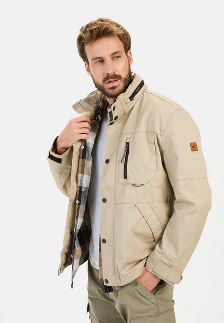 camel active Blouson im Fieldjacket-Stil Markenlogo günstig online kaufen