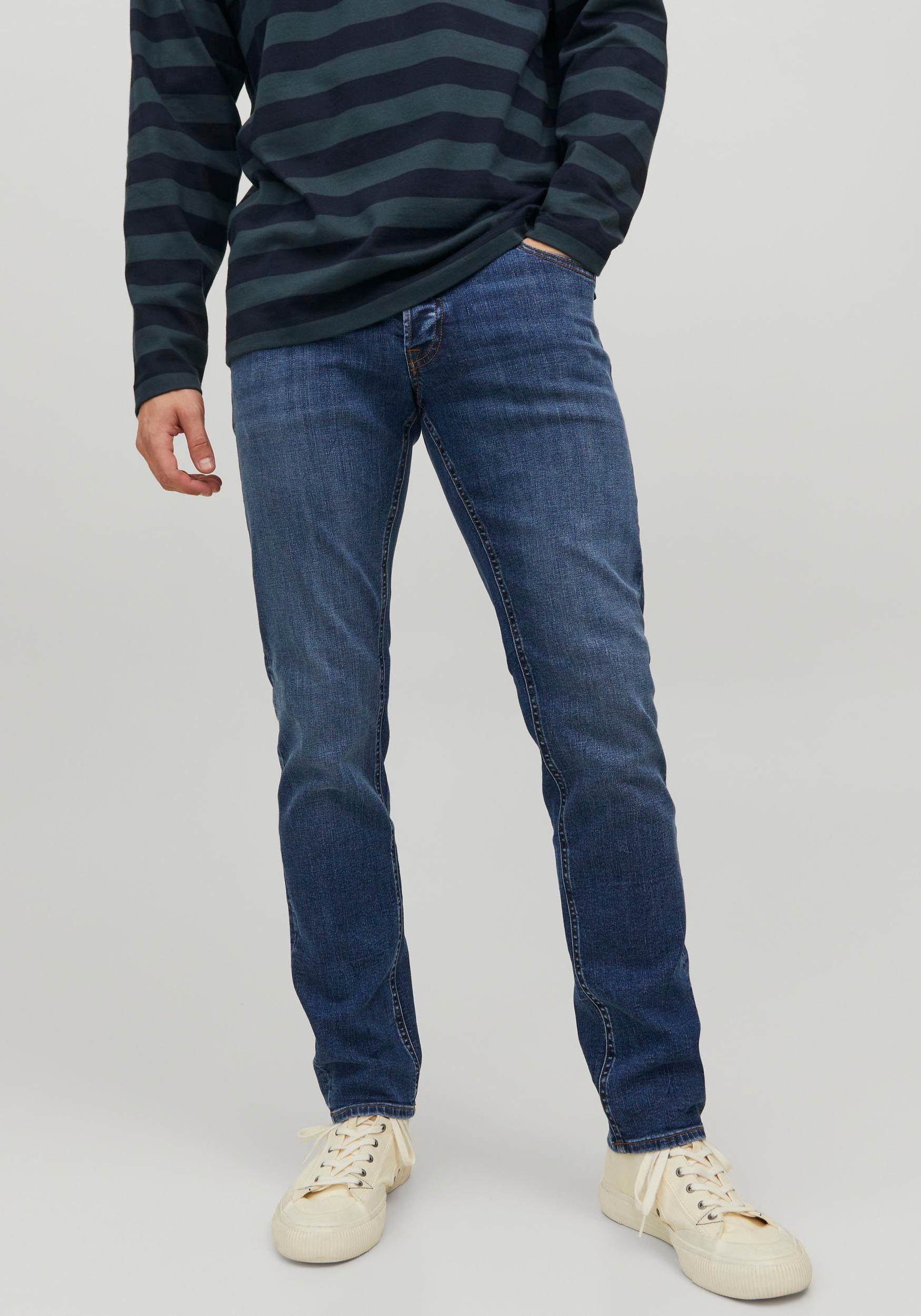 Jack & Jones Slim-fit-Jeans "JJ JJIGLENN JJORIGINAL" günstig online kaufen