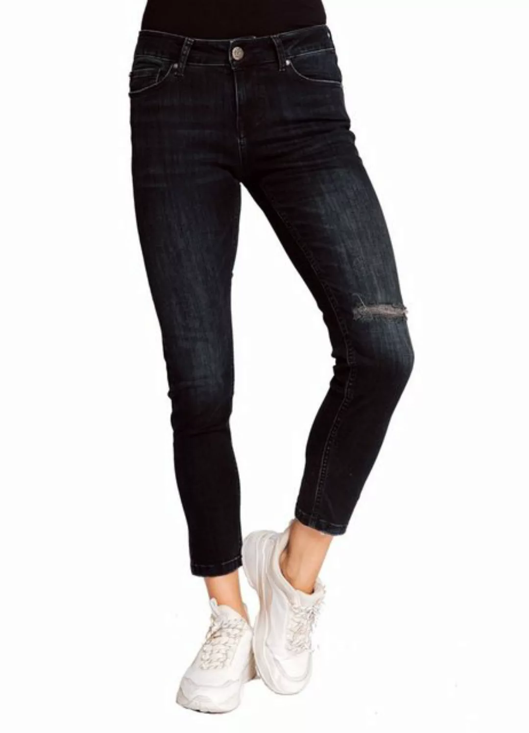Zhrill Mom-Jeans Skinny Jeans DAFFY Blue angenehmer Tragekomfort günstig online kaufen