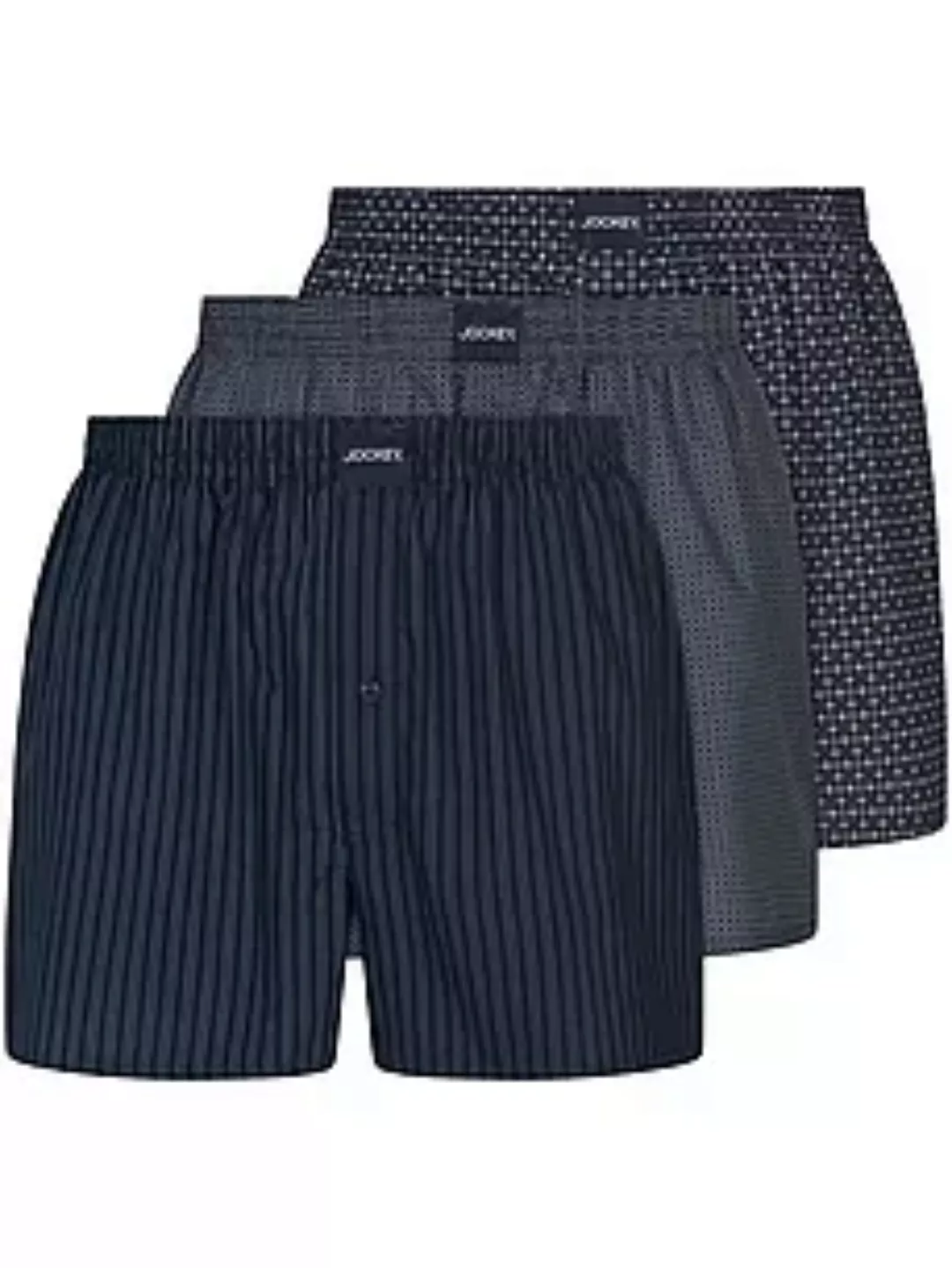 Boxershorts Woven Jockey blau günstig online kaufen