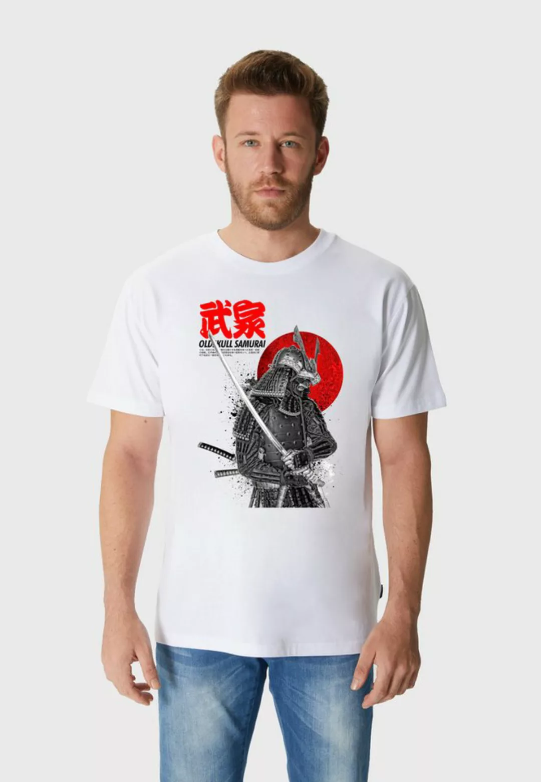 Oldskull T-Shirt Asian Swordsman Graphic günstig online kaufen