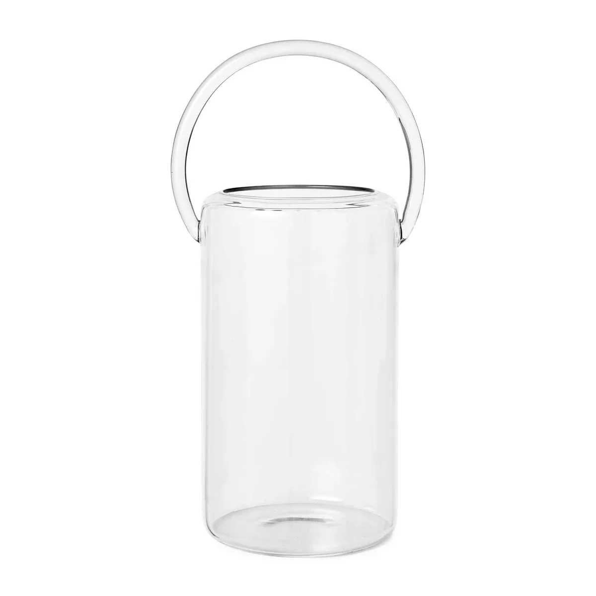 Windlicht Luce glas transparent / Laterne - Ø 15 x H 39,5 cm / Glas - Ferm günstig online kaufen