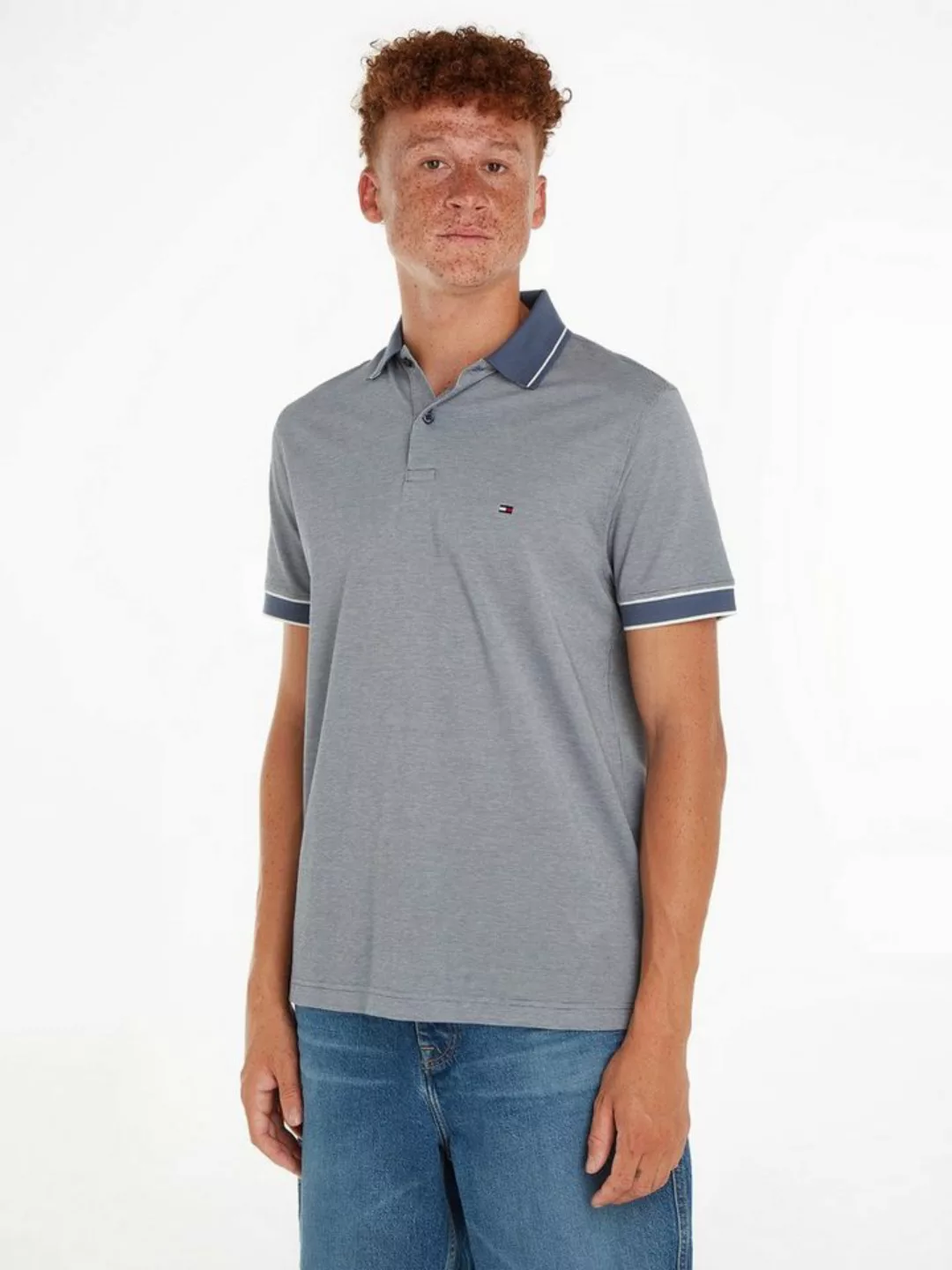 Tommy Hilfiger Poloshirt MONOTYPE OXFORD COLLAR REG POLO günstig online kaufen