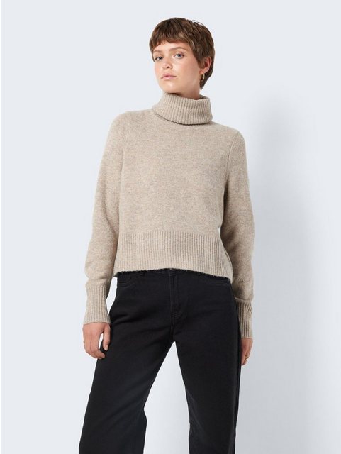 Noisy may Strickpullover Basic Rollkragen Strickpullover NMFRIVA 6471 in Be günstig online kaufen