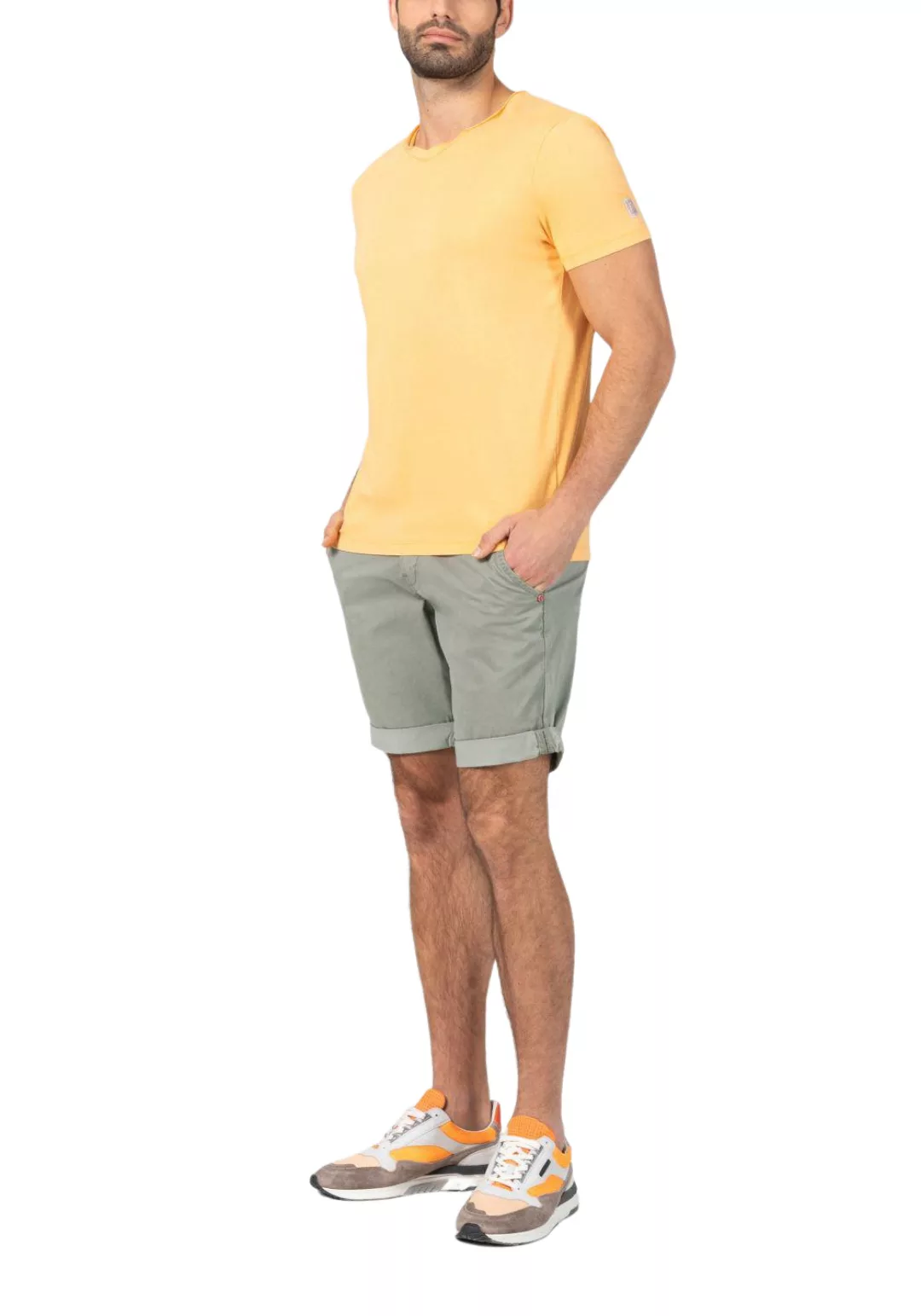 TIMEZONE Herren Chino Shorts SLIM JANNOTZ SHORT Mid Waist Slim Fit Blau Bei günstig online kaufen