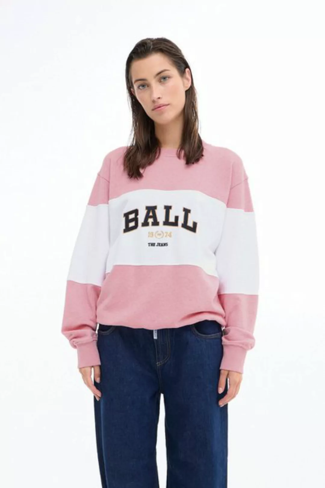 BALL Rundhalspullover BAMONTANA SWEAT rundhalspullover mit Stickerei günstig online kaufen