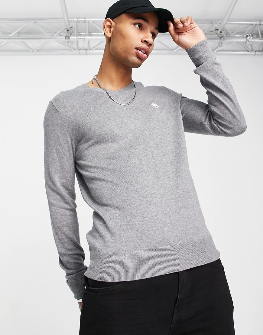 Abercrombie & Fitch – Sweatshirt in Grau günstig online kaufen