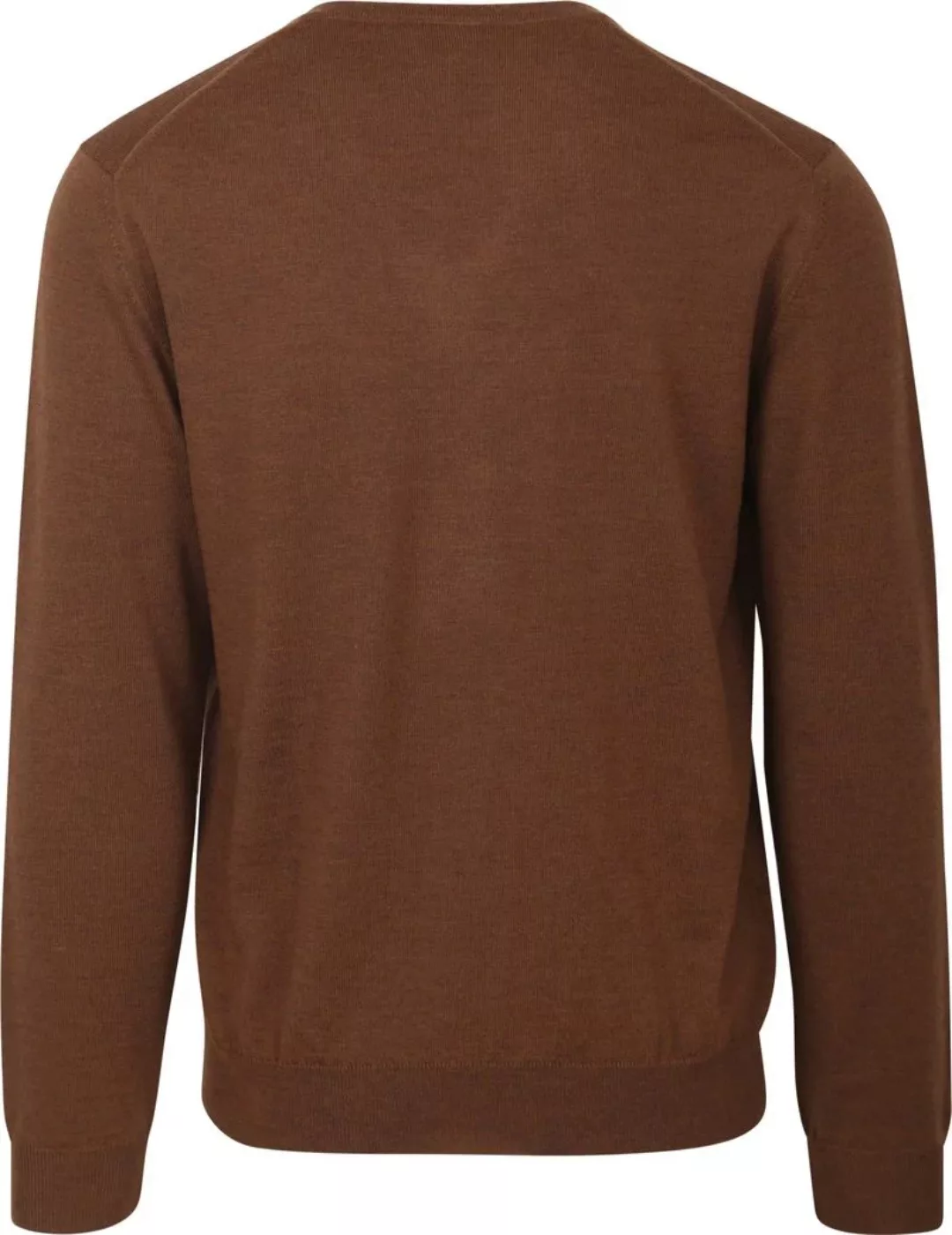 Olymp Casual Pullover Wolle Braun - Größe 3XL günstig online kaufen
