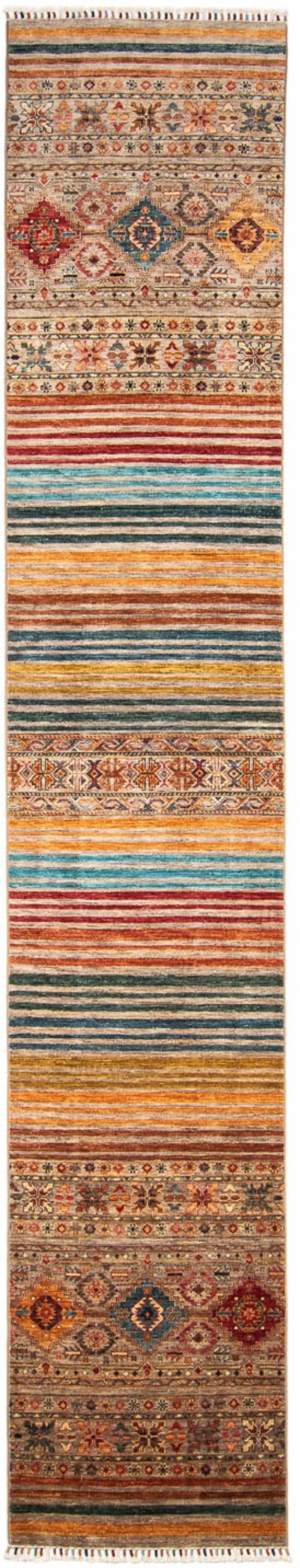 morgenland Orientteppich »Ziegler - 396 x 77 cm - mehrfarbig«, rechteckig, günstig online kaufen