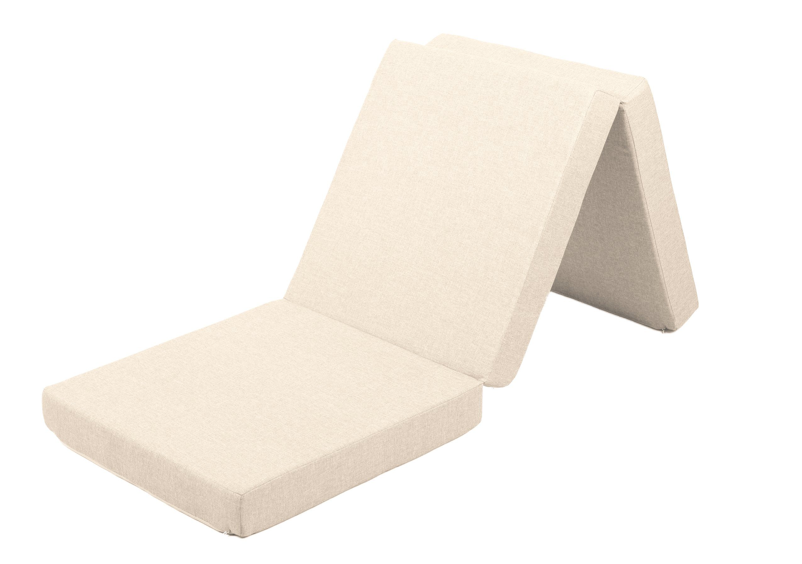 Klappmatratze Klappmatratze (Matratze 195x65x5+Tasche+Deko Kissen 55x30), günstig online kaufen