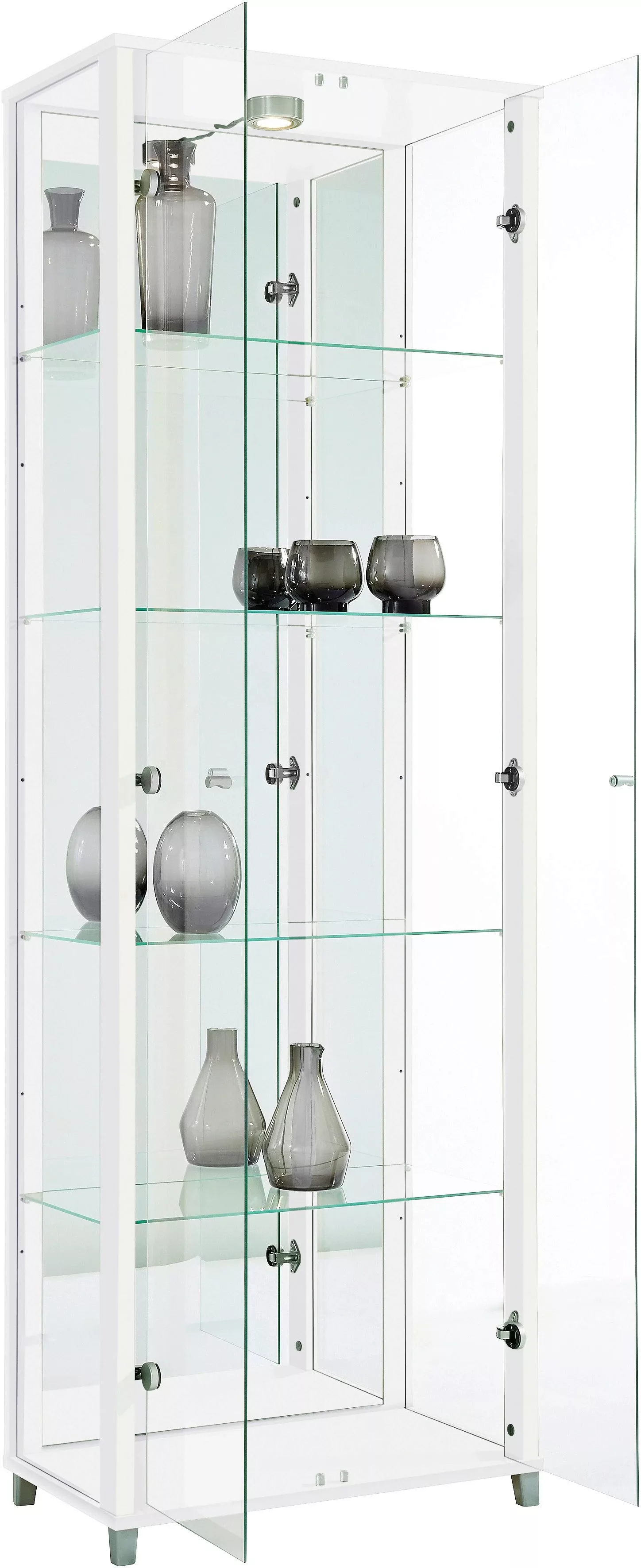 fif möbel Vitrine "OPTIMA", Standvitrine, Vitrinenschrank, Glasvitrine, Sam günstig online kaufen