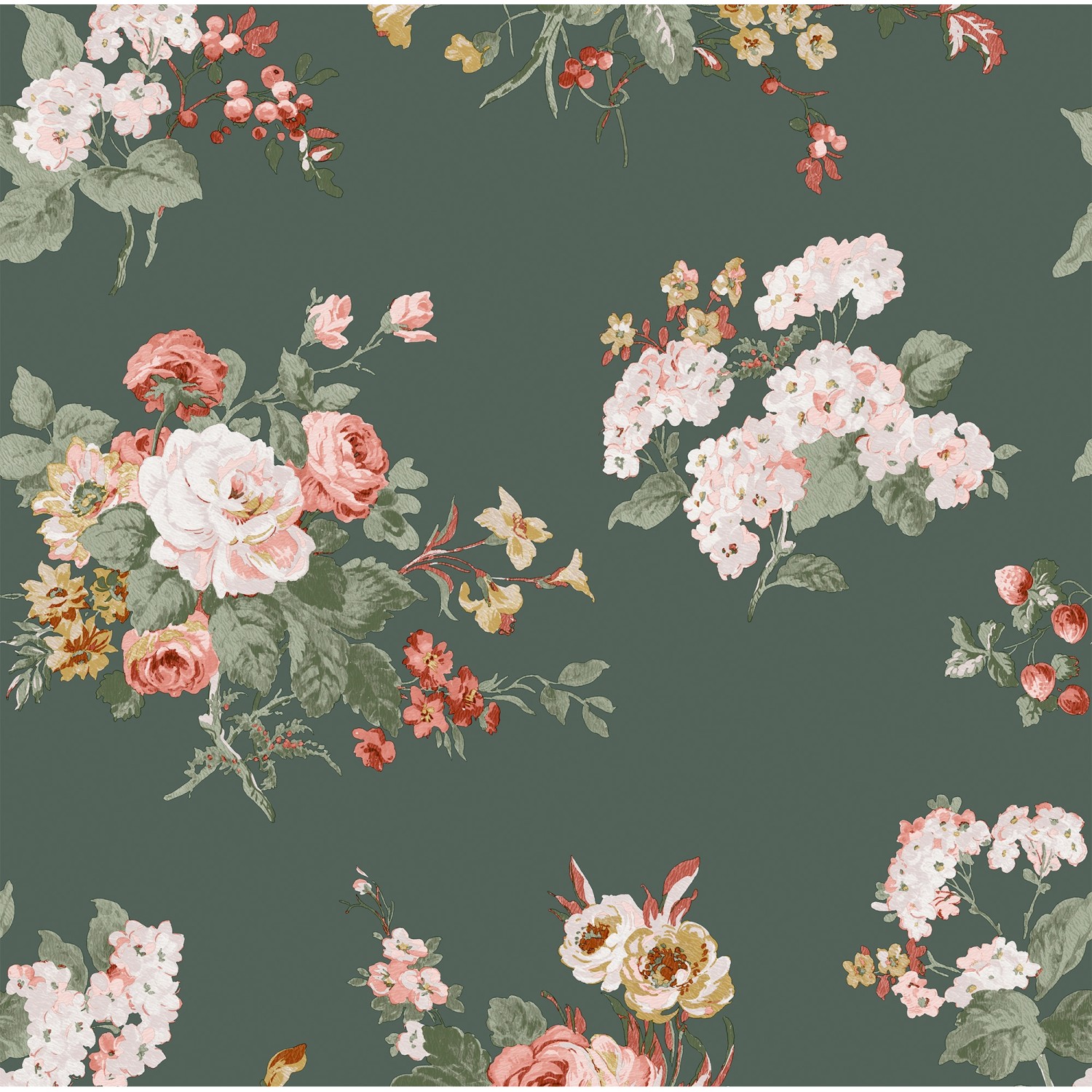 Laura Ashley Vliestapete Rosemore Fern 10,05 x 0,52 m günstig online kaufen