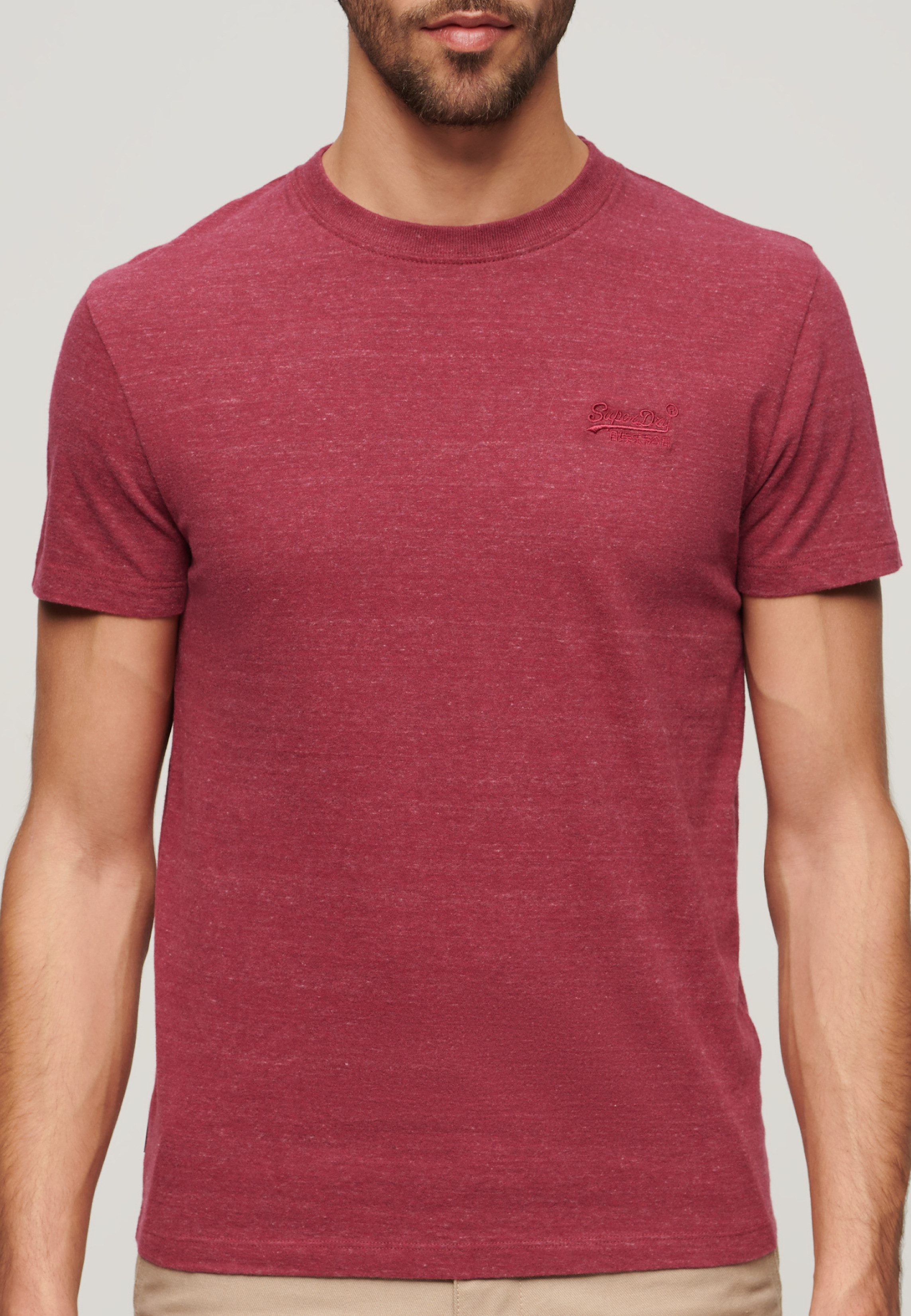 Superdry Rundhalsshirt "ESSENTIAL LOGO EMB TEE" günstig online kaufen
