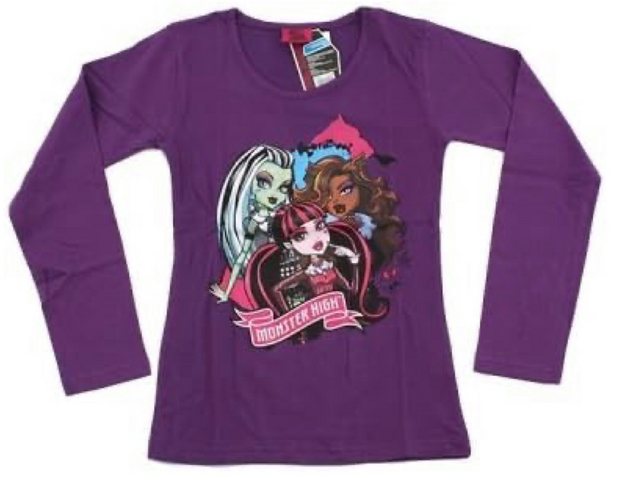 Monster High Langarmshirt Draculaura, Clawdeen Wolf und Frankie Steen günstig online kaufen