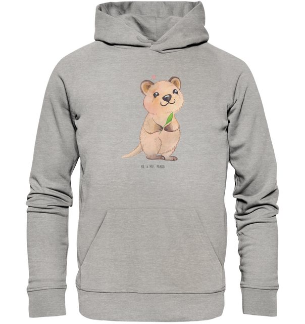 Mr. & Mrs. Panda Hoodie Größe XS Quokka Happy - Heather Grey - Geschenk, Ob günstig online kaufen