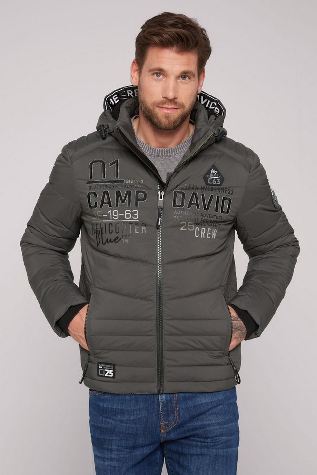 CAMP DAVID Winterjacke mit Stickerei günstig online kaufen