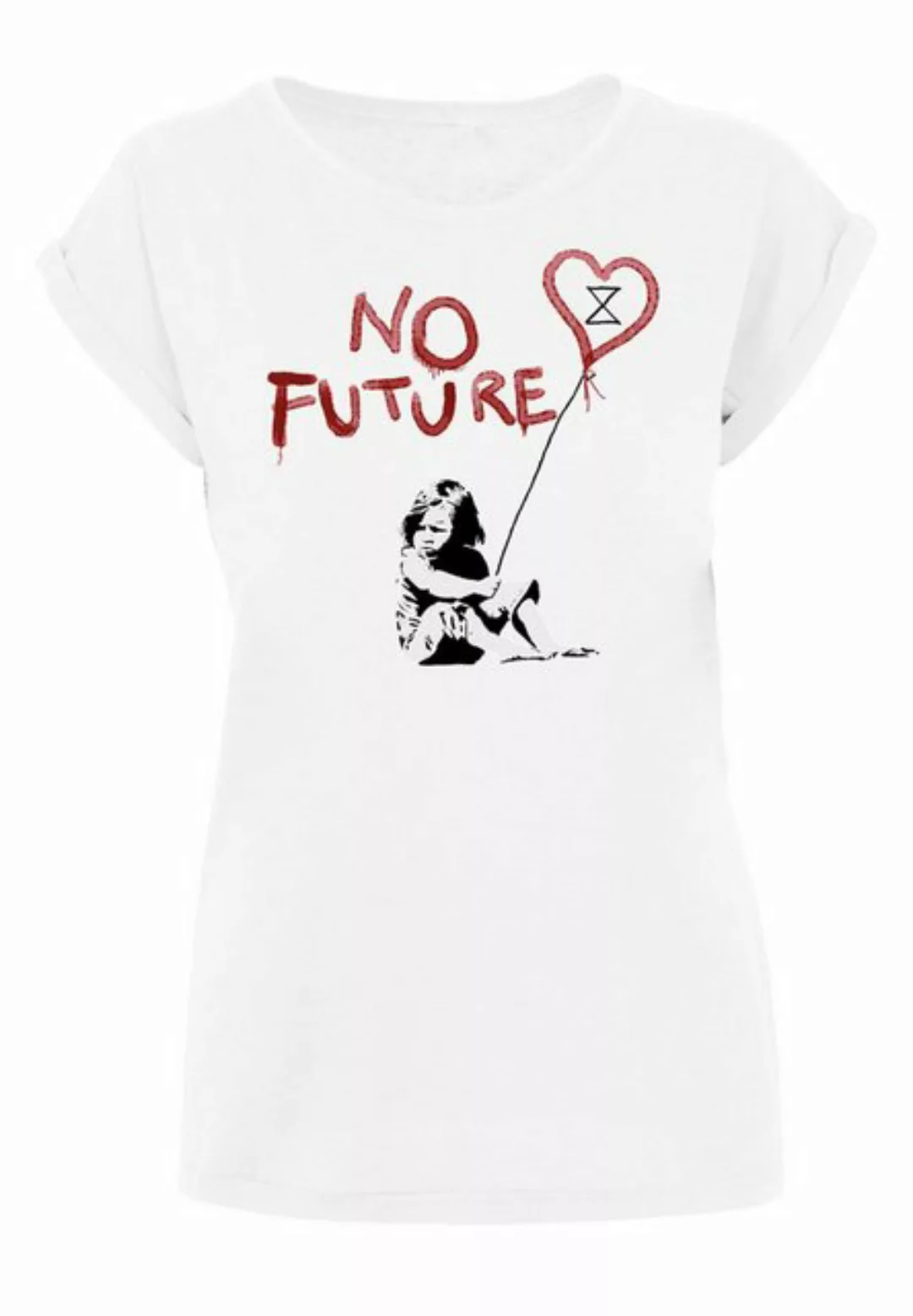 Merchcode T-Shirt Merchcode Damen Ladies No Future T-Shirt (1-tlg) günstig online kaufen