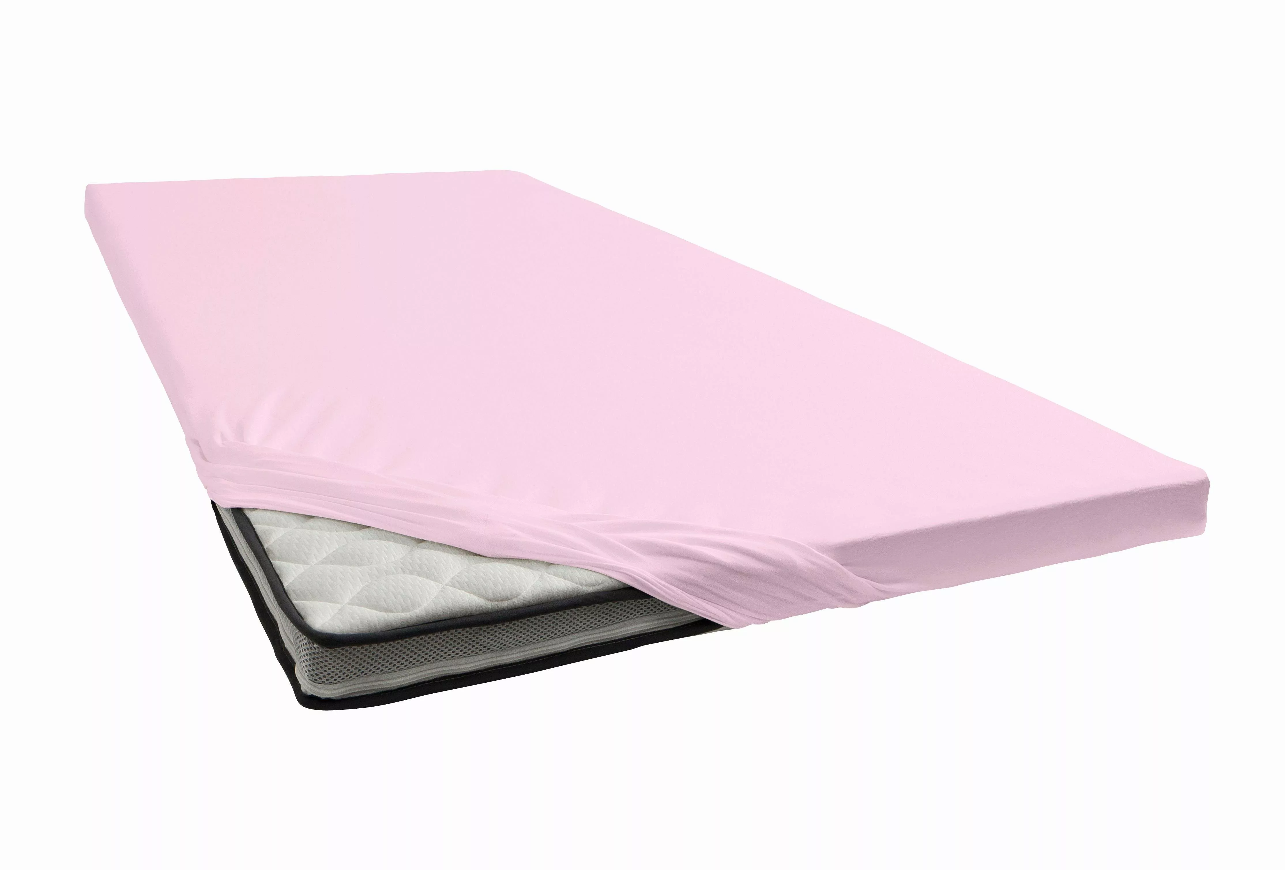 Janine Janine Topper-Spannbetttuch 5001 (für Box-Spring Betten) schwarz (98 günstig online kaufen