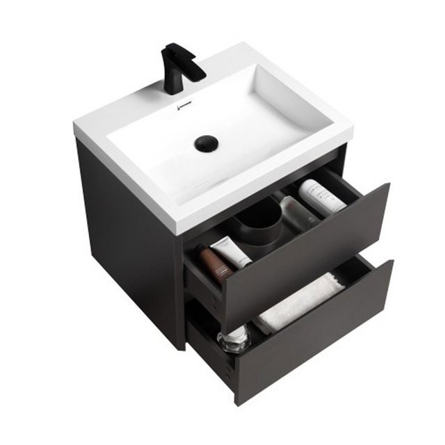 LIFEISLE Waschbeckenschrank 60 cm, Waschbecken mit Unterschrank (ohne Wasse günstig online kaufen