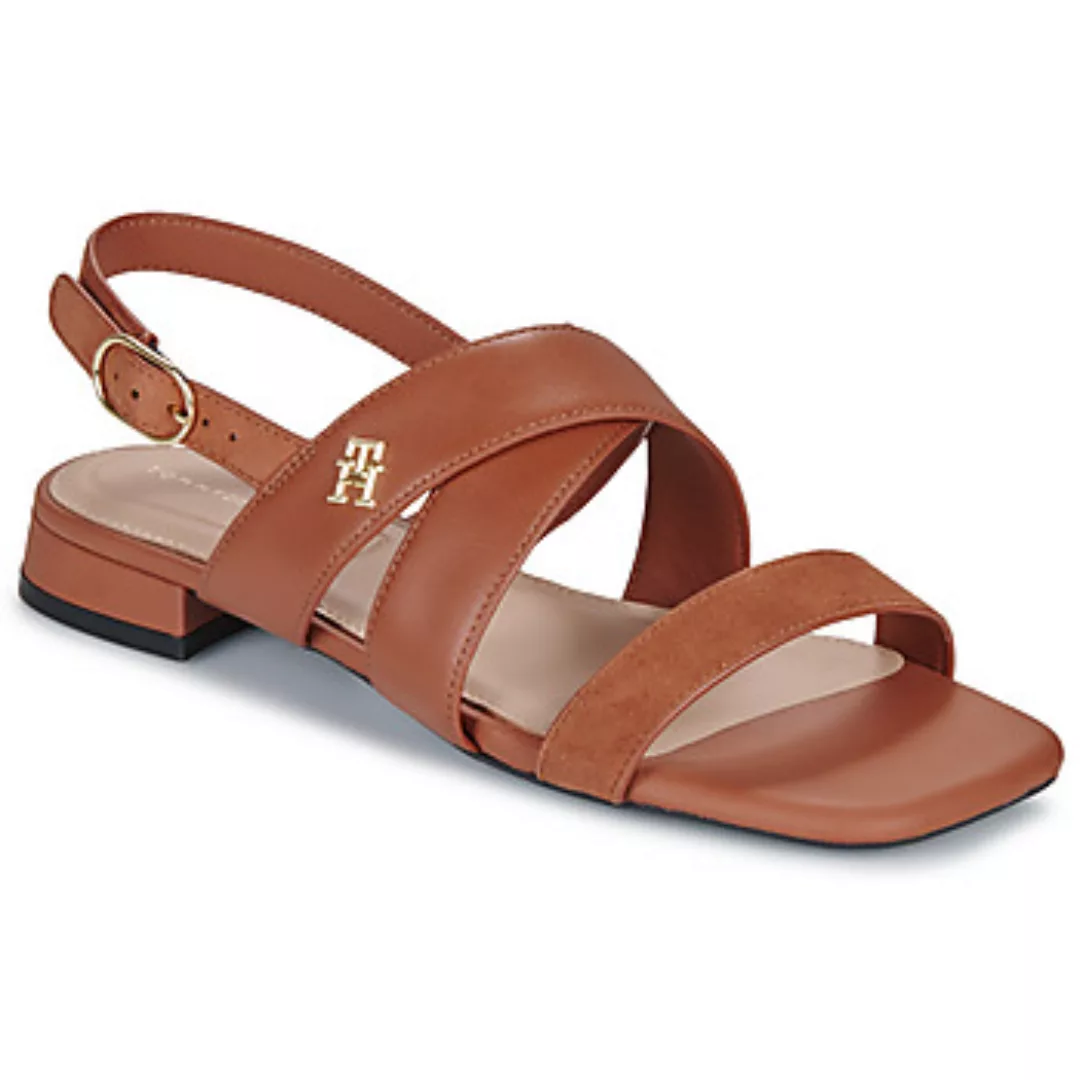 Tommy Hilfiger  Sandalen LEATHER   SUEDE FLAT SANDAL günstig online kaufen