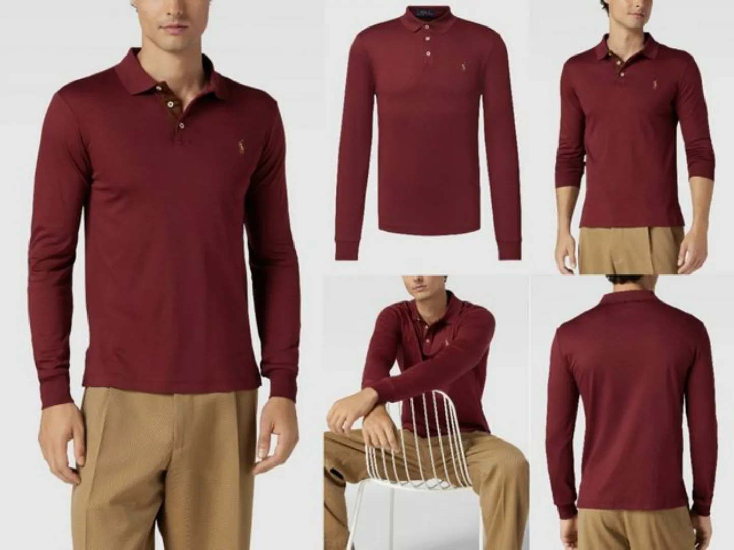 Ralph Lauren Poloshirt POLO RALPH LAUREN LUXURY PIMA COTTON Polohemd Hemd T günstig online kaufen