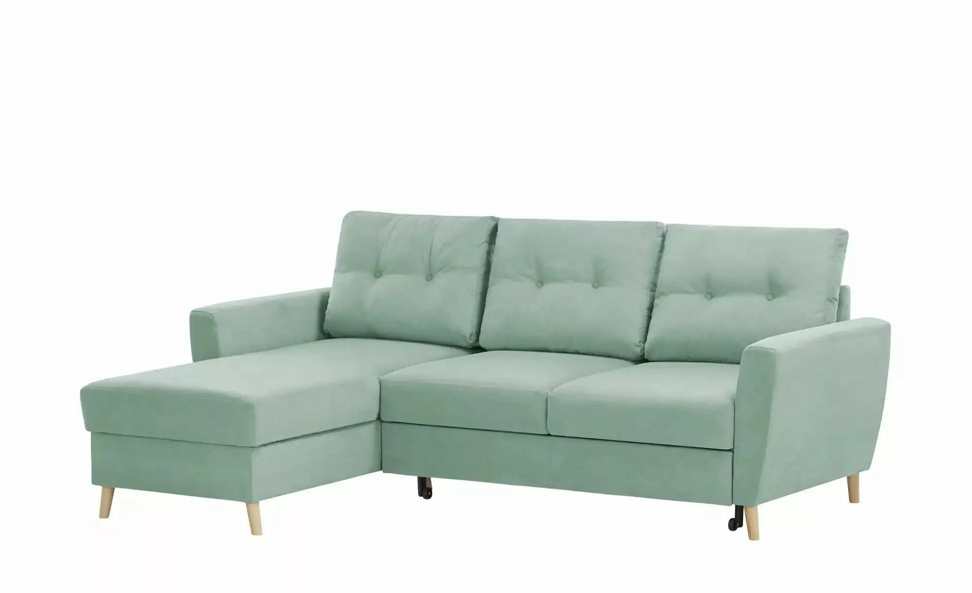 Ecksofa  Carla ¦ grün ¦ Maße (cm): B: 230 H: 93 T: 159 Polstermöbel > Sofas günstig online kaufen