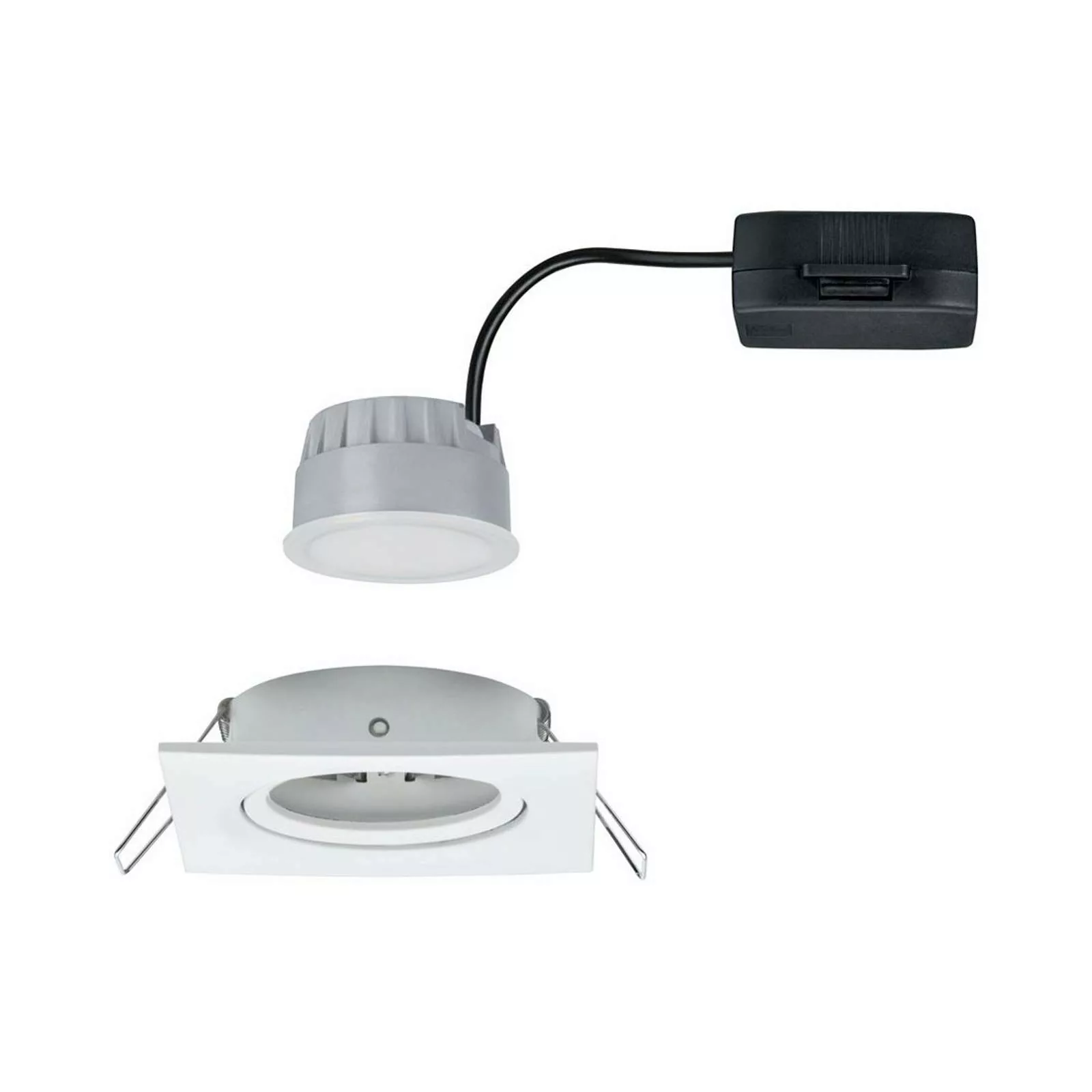 Paulmann LED-Spot Nova Coin eckig, dimmbar, weiß günstig online kaufen