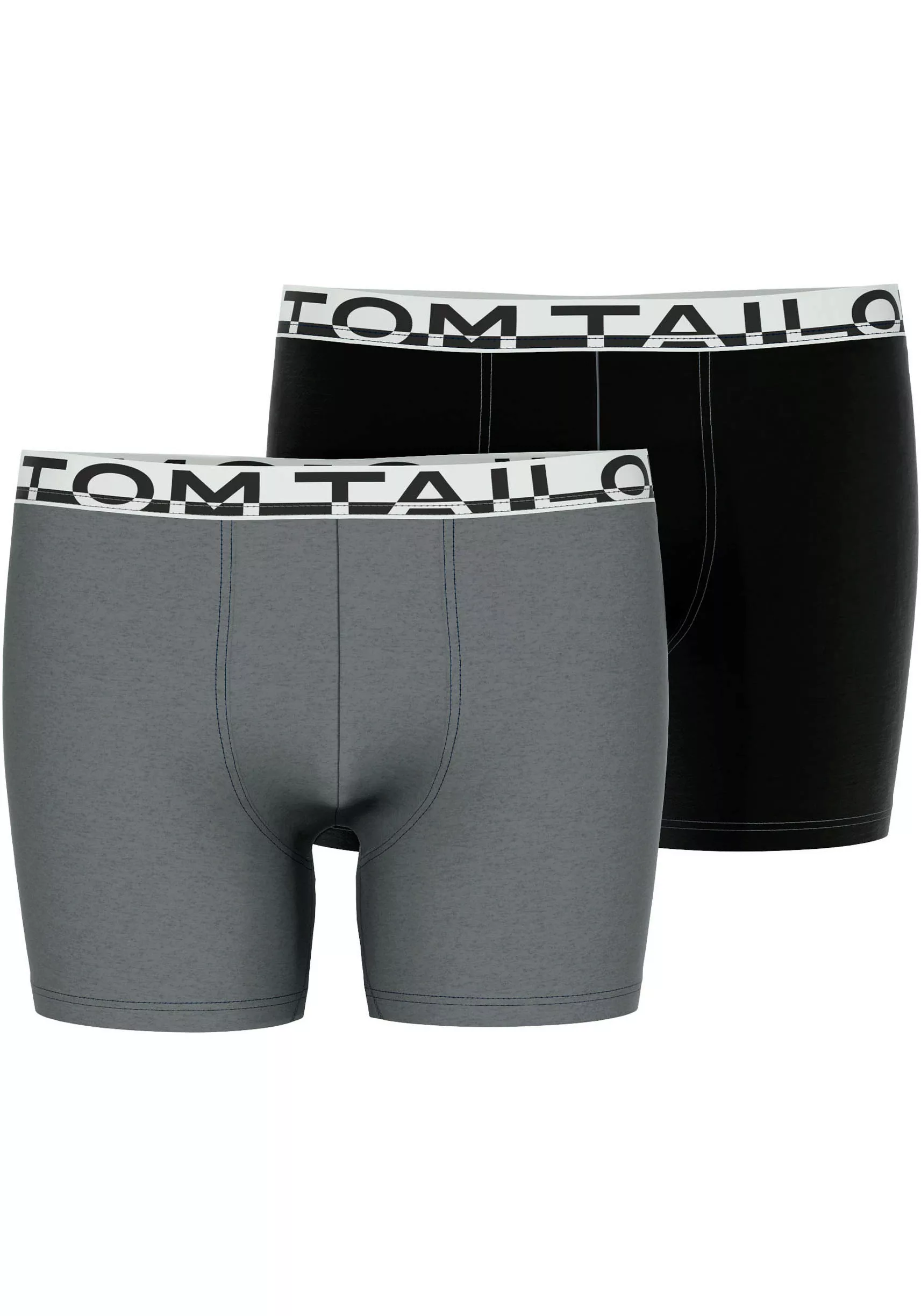 TOM TAILOR Boxershorts, (2er-Pack), mit Logobund günstig online kaufen