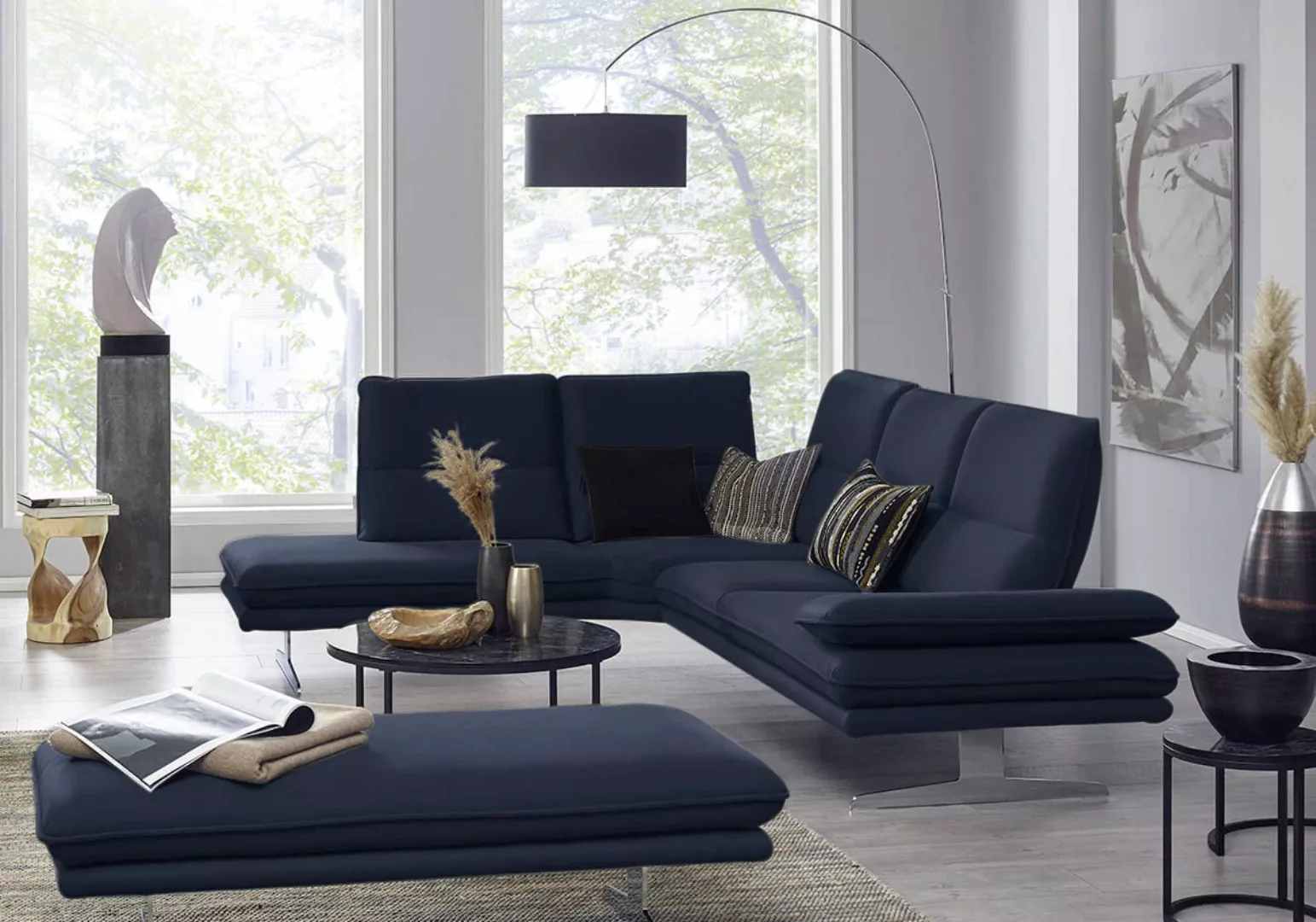W.SCHILLIG Ecksofa »broadway, Designsofa, mit tollem Sitzkomfort, L-Form«, günstig online kaufen