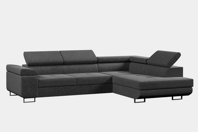 MOEBLO Ecksofa BUZZ L, mit Schlaffunktion, mit Bettkasten Funktionalität Po günstig online kaufen