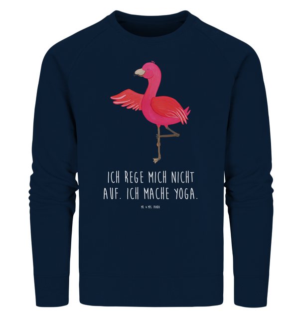 Mr. & Mrs. Panda Longpullover Größe XS Flamingo Yoga - French Navy - Gesche günstig online kaufen