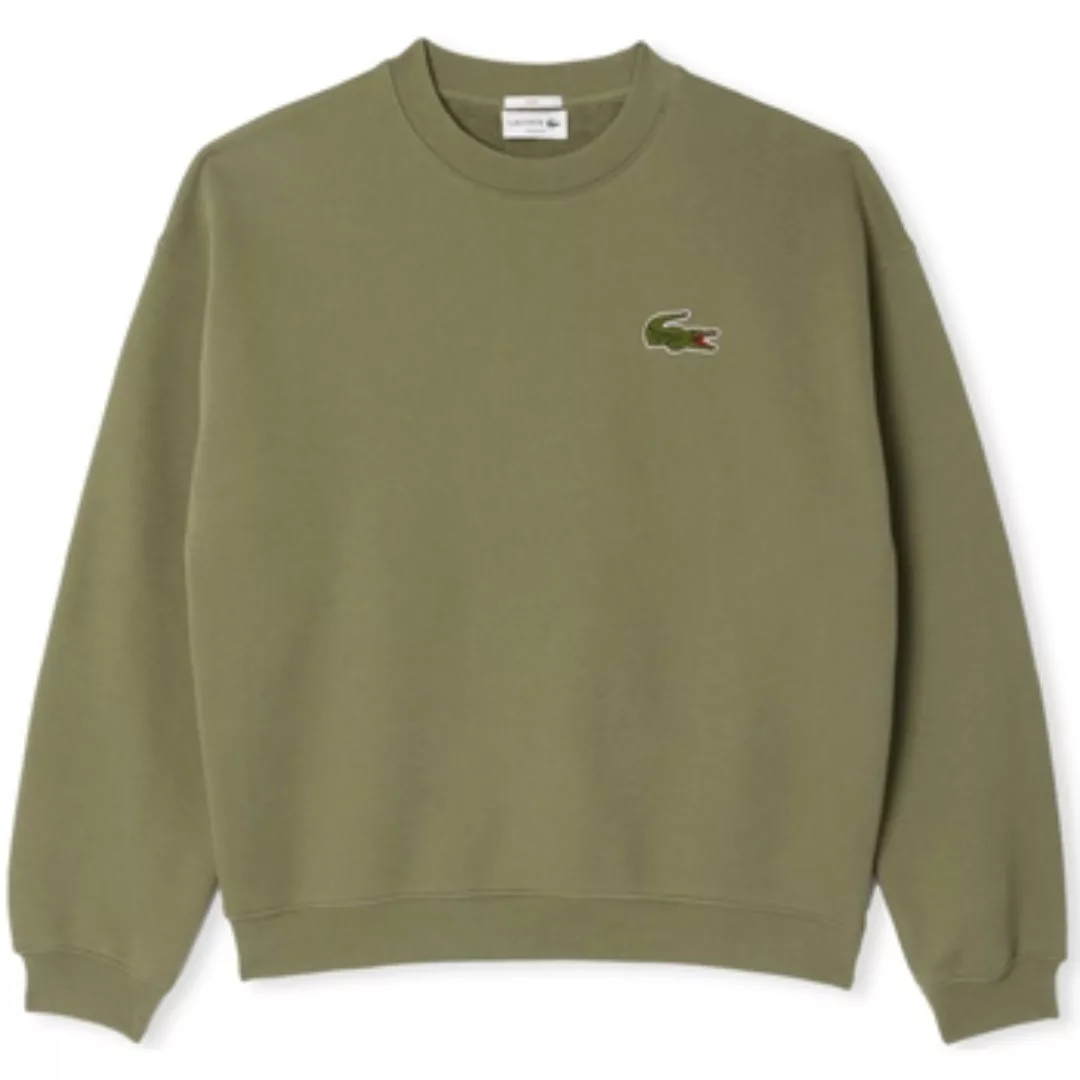 Lacoste  Sweatshirt Loose Fit Badge Accent Sweatshirt - Vert Kaki günstig online kaufen