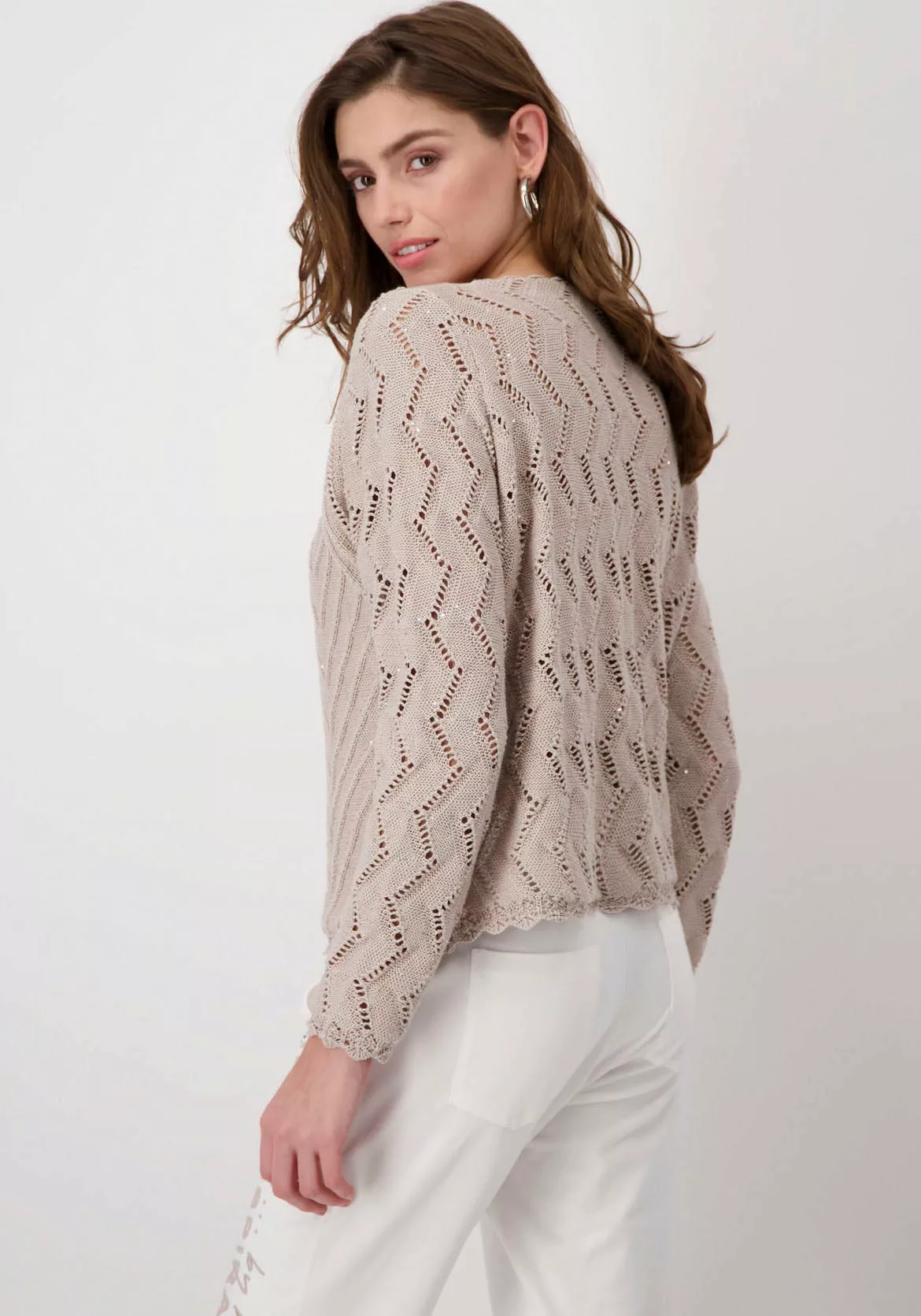 Monari Kapuzenpullover mit Colourblocking günstig online kaufen