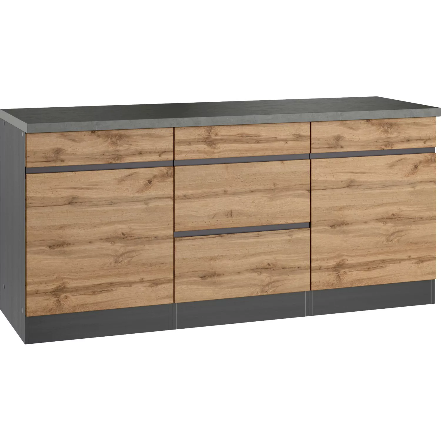 KOCHSTATION Unterschrank "KS-Riesa", Breite 180 cm, MDF-Fronten günstig online kaufen