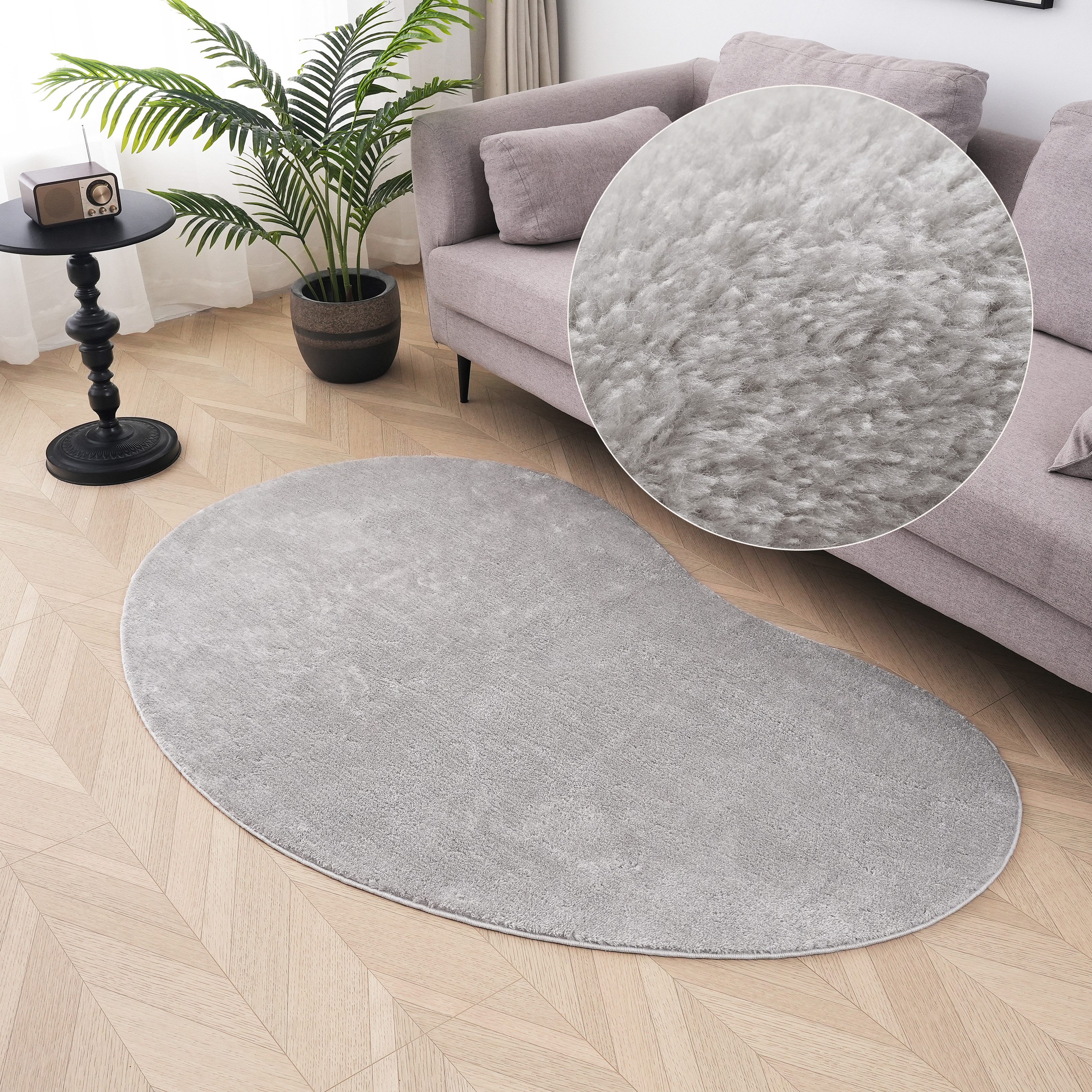 my home Teppich Cali Bean, U-förmig, günstig online kaufen